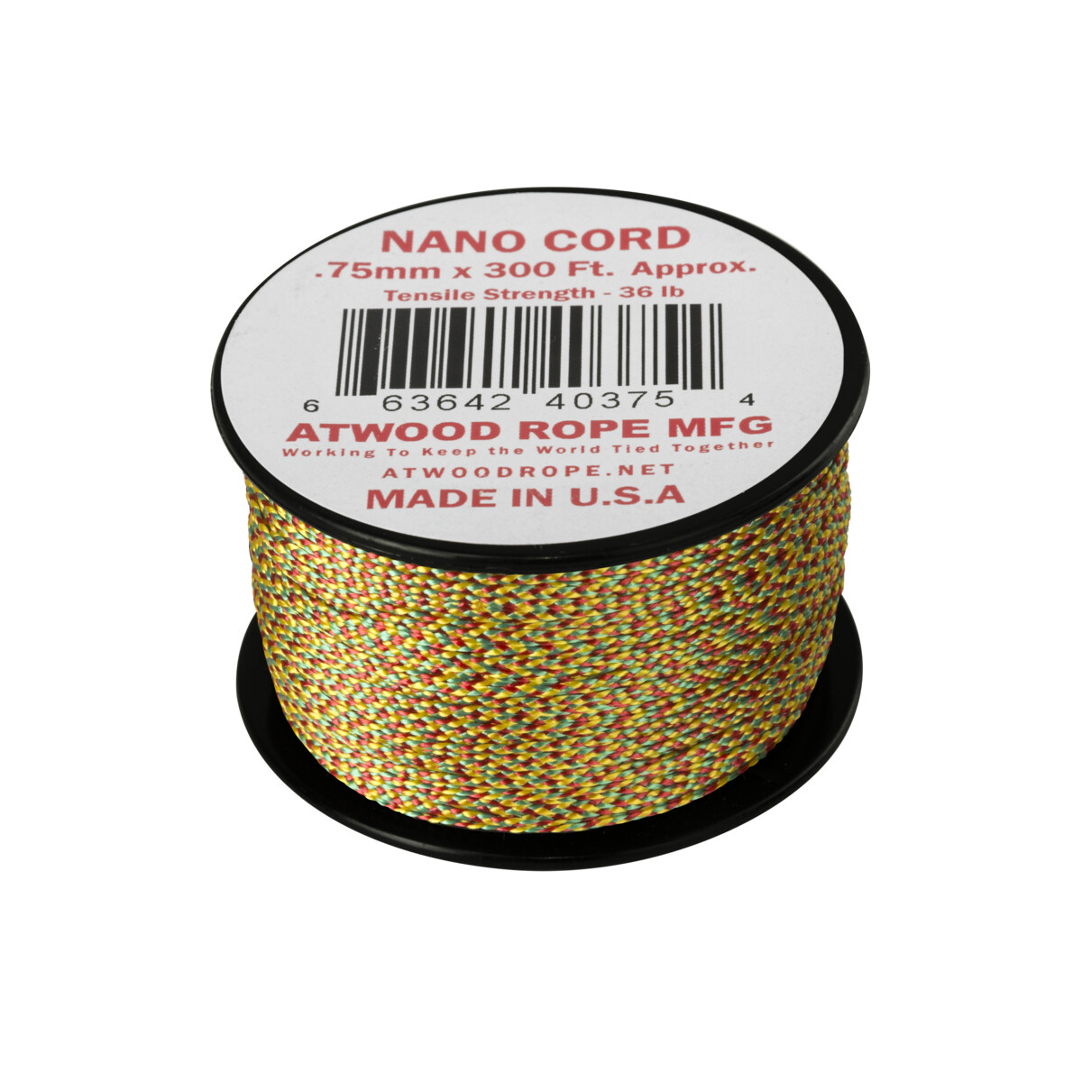 Lano Atwood Rope MFG Nano Cord 91 m - barevné