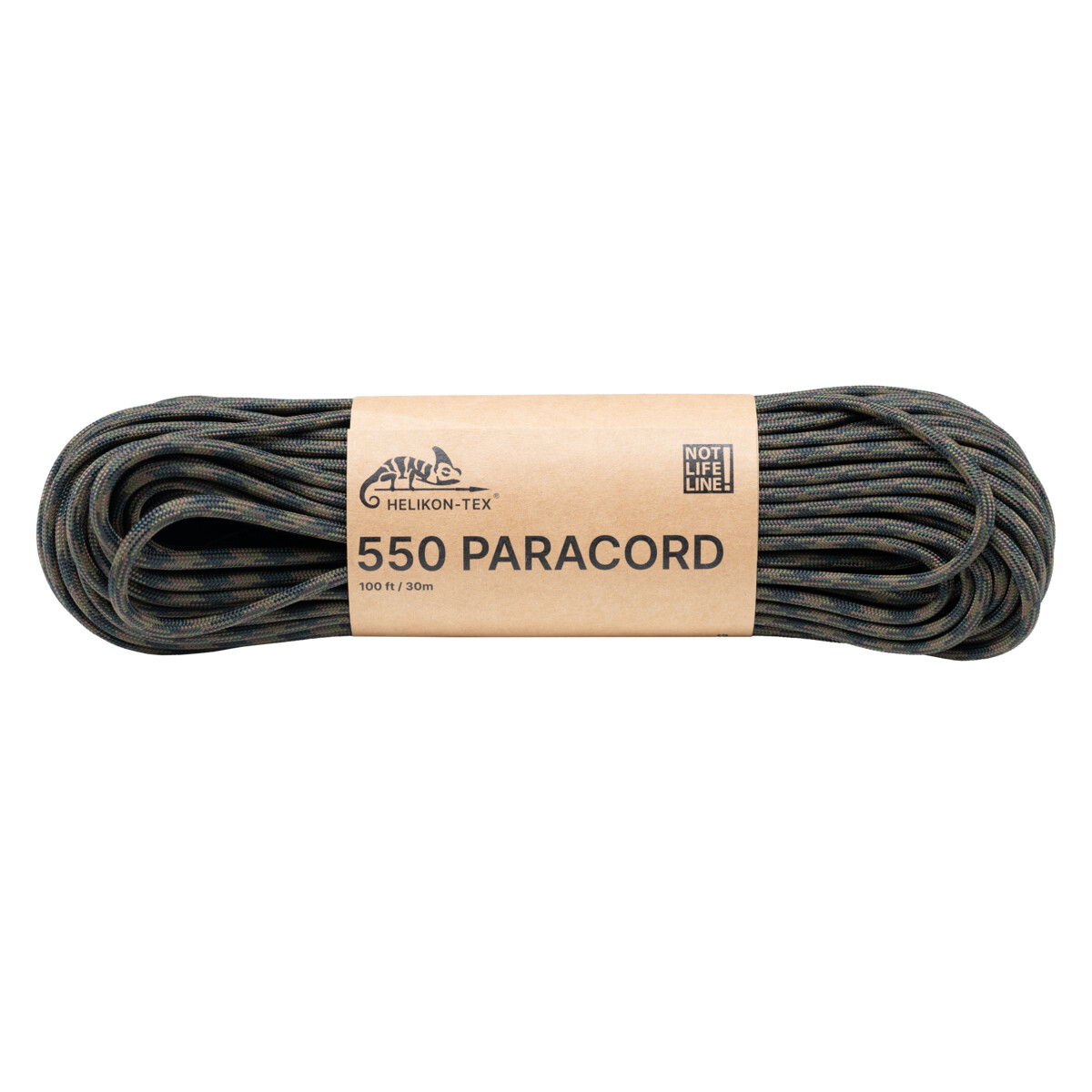 Padáková šňůra Helikon 550 Paracord 30 m - woodland