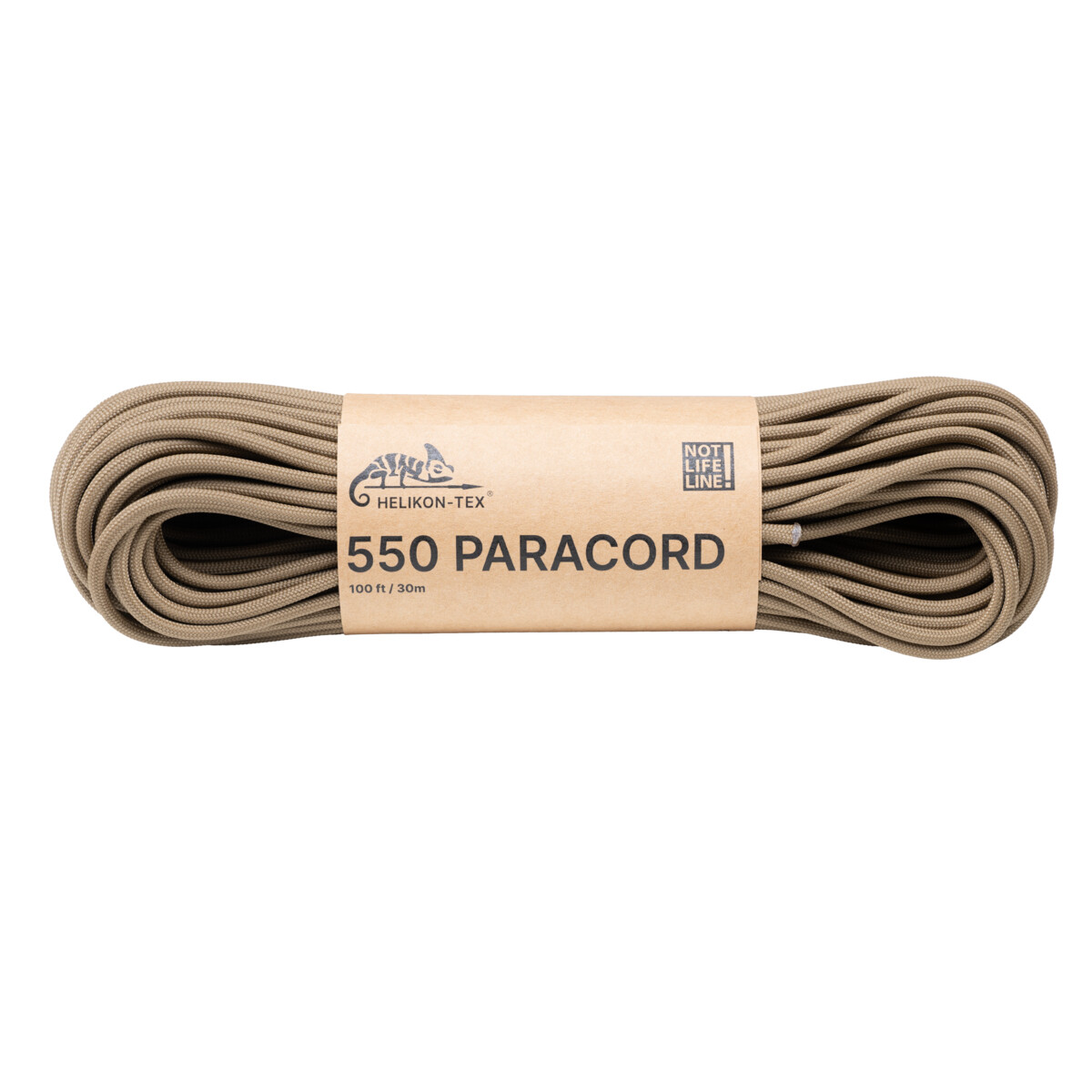 Padáková šňůra Helikon 550 Paracord 30 m - coyote