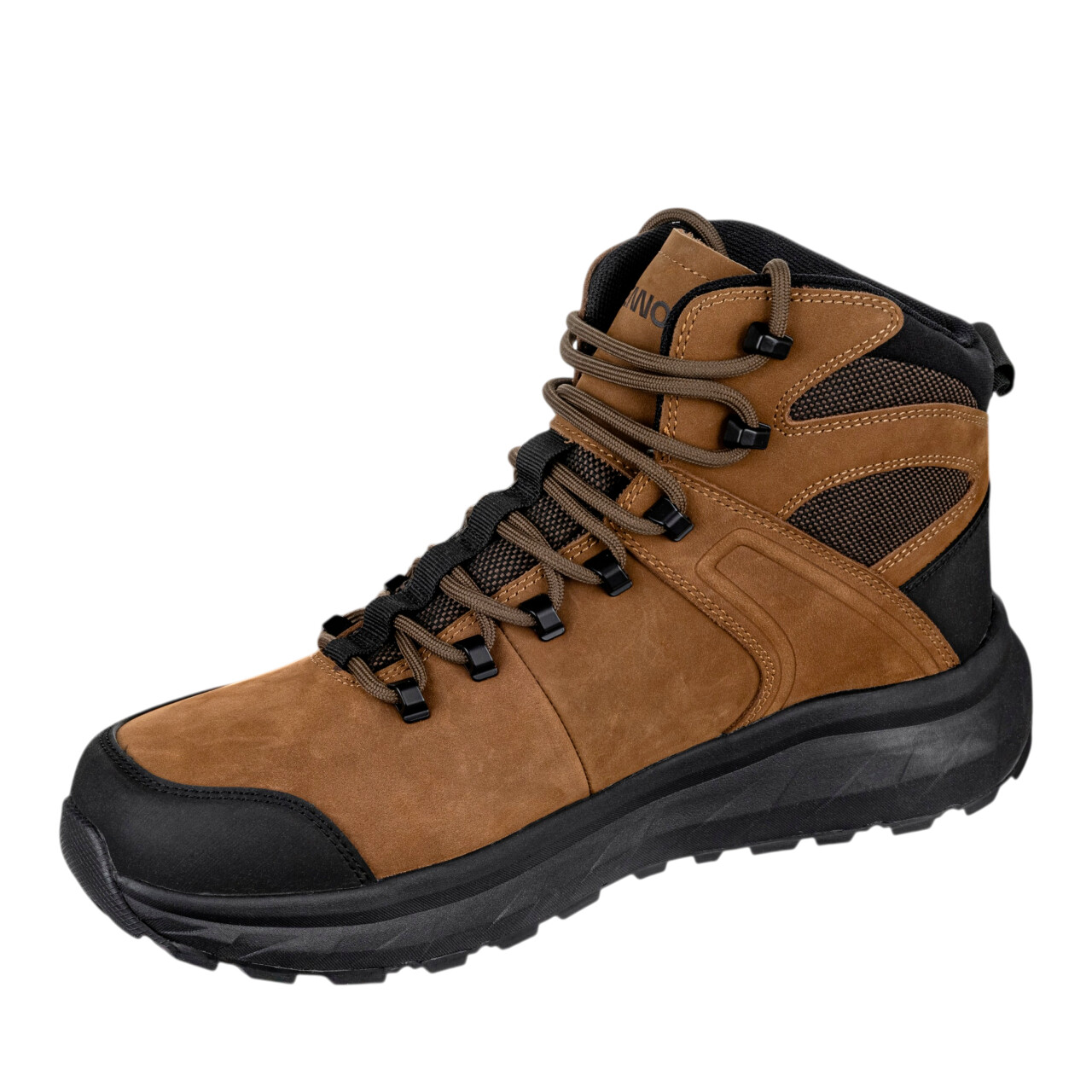 Boty outdoorové Bennon Terenno Barefoot+ O6 Mid - hnědé, 36