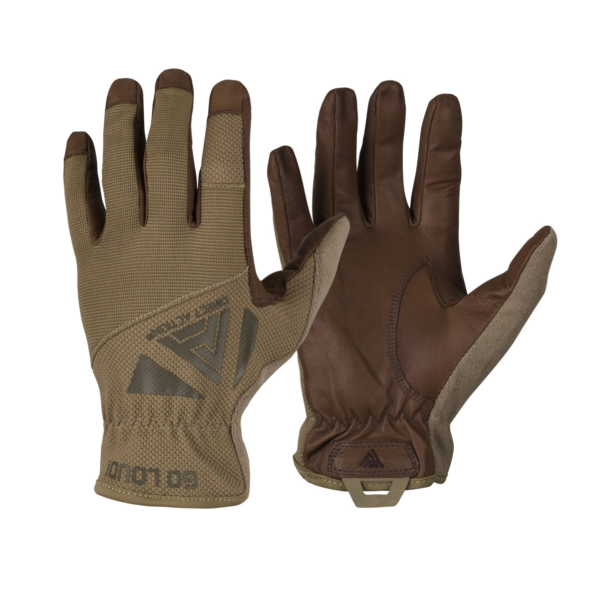 Rukavice Direct Action Light Gloves Leather - coyote, M