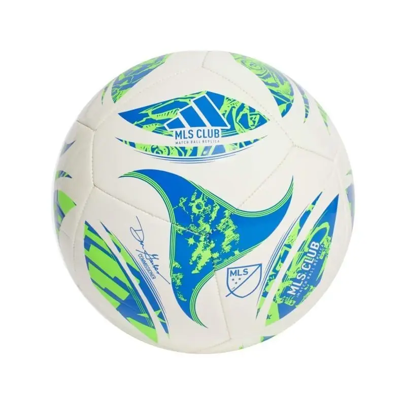 Adidas MLS CLB WHITE/GREEN/GLOBLU fotbalový míč