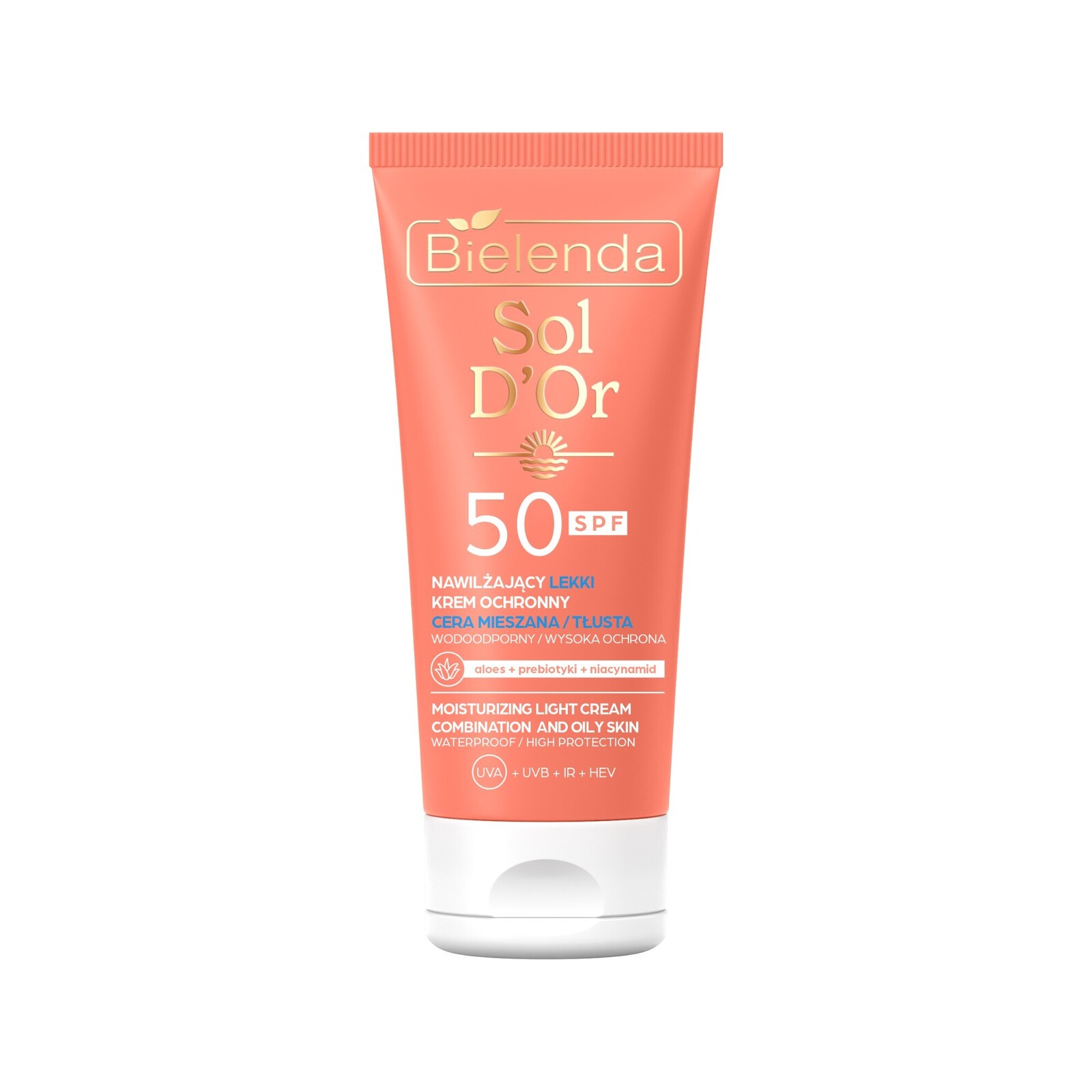 Bielenda Ochranný krém na obličej SPF 50 Moisturizing Light Cream 50 ml