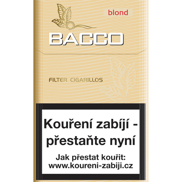 Doutníky Bacco Blond Cigarillos Filtr 17ks