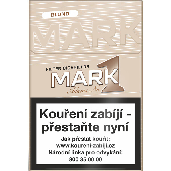 Doutníky Mark Adams No.1 Filter Cigarillos 17ks Blond