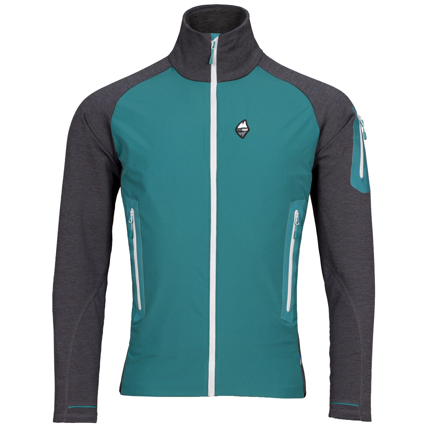 Pánská bunda High Point Merino Alpha Velikost: XXL / Barva: černá/zelená