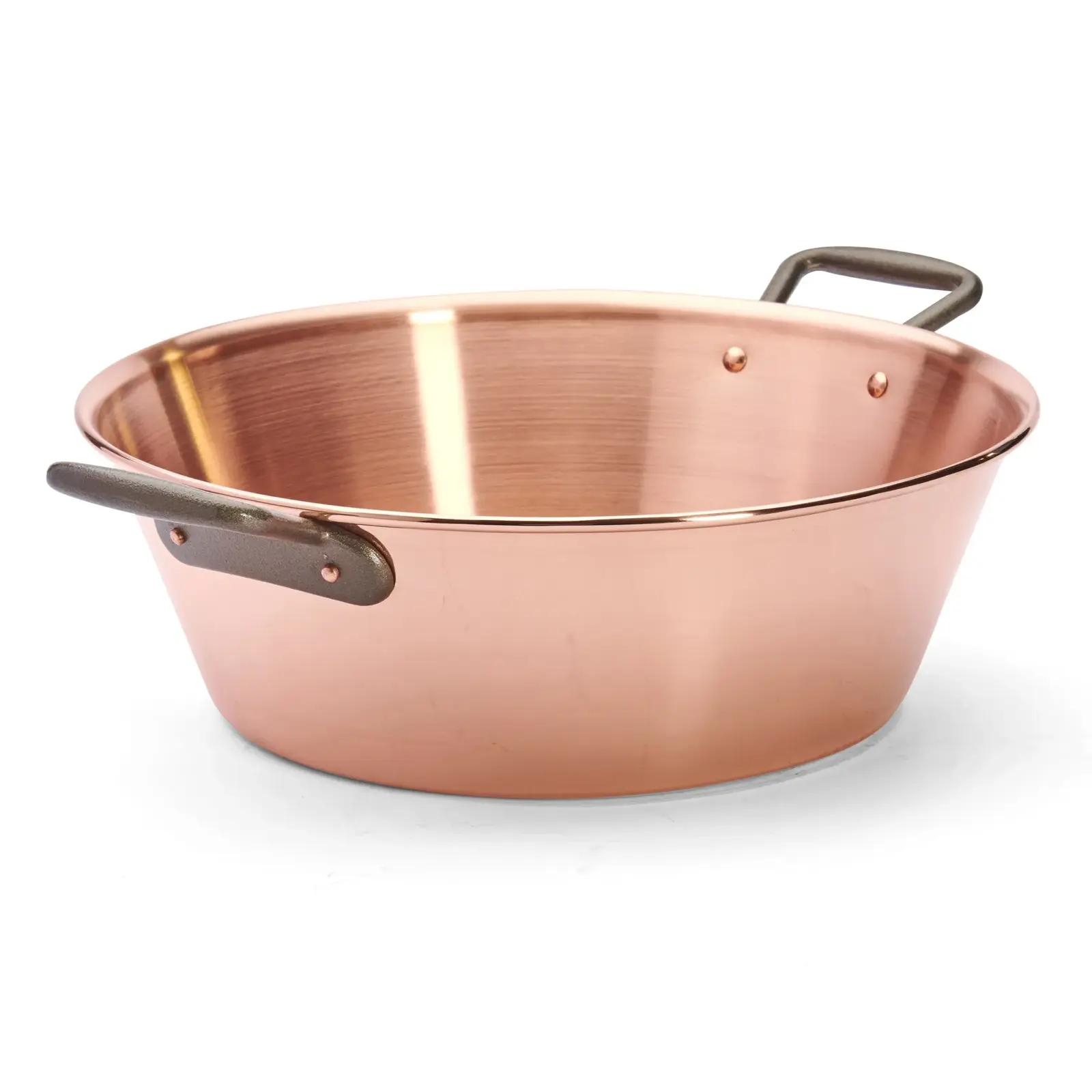 Hrnec na přípravu marmelády a džemu 38 cm, 9 l, měď, de Buyer