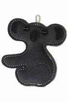 Hračka pes animALL Malá koala kůže, šedá 11,5x10cm