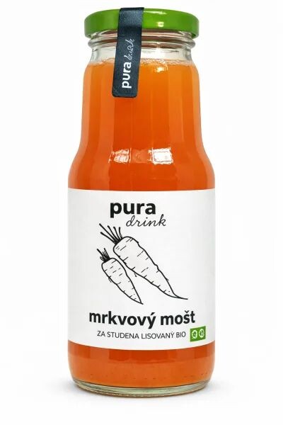 Puravita PuraDRINK - Mrkvový mošt 300 ml BIO