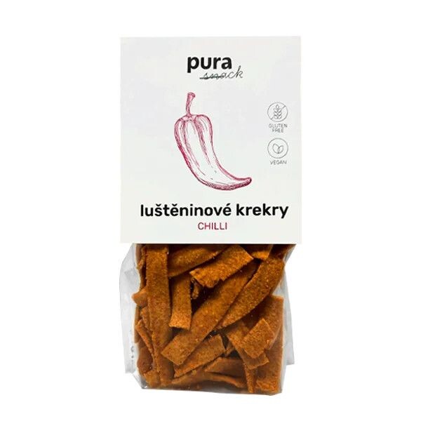 Puravita PuraSnack - Chilli krekry, bez lepku 65 g (ct 48)