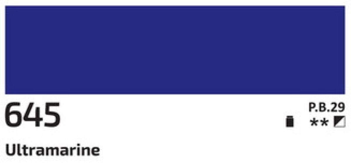 Akrylová barva Rosa 1000ml – 645 ultramarine