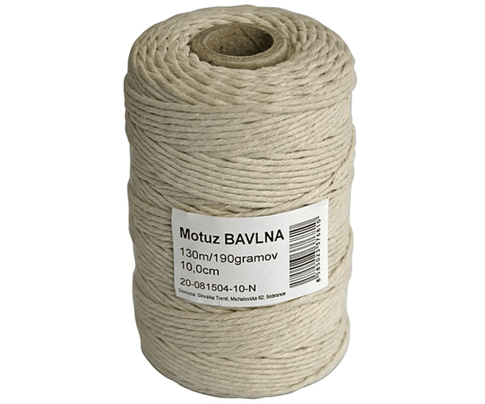 Motouz bavlna 190g/130m