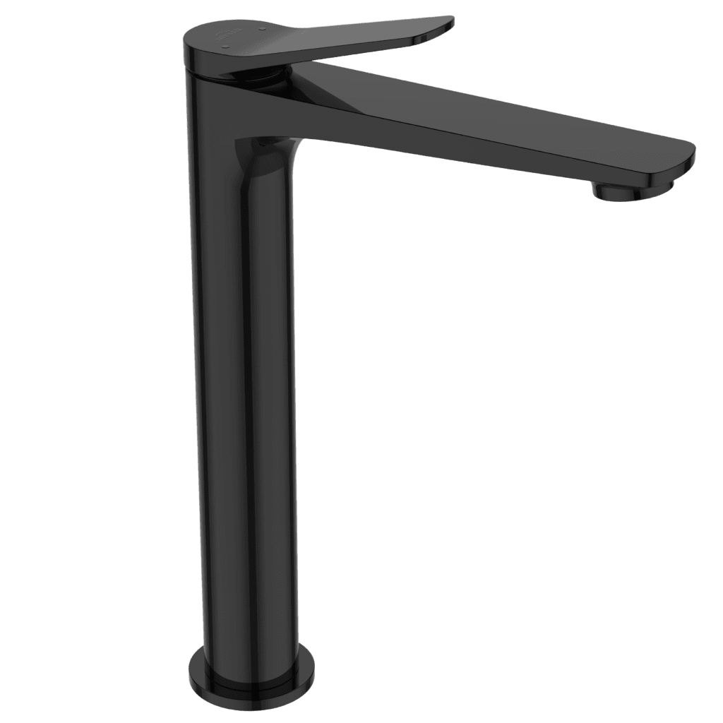 INVENA Umyvadlová vysoká baterie Alonia Trend, černý lesk BU-70-W04-V