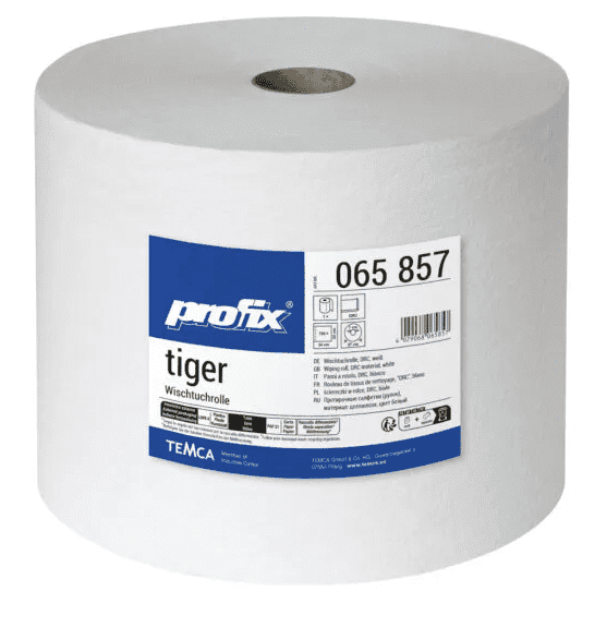 Papírové utěrky v roli Temca Profix Tiger T065857, 1-vrstvé, 34x29,5 cm EGT065857