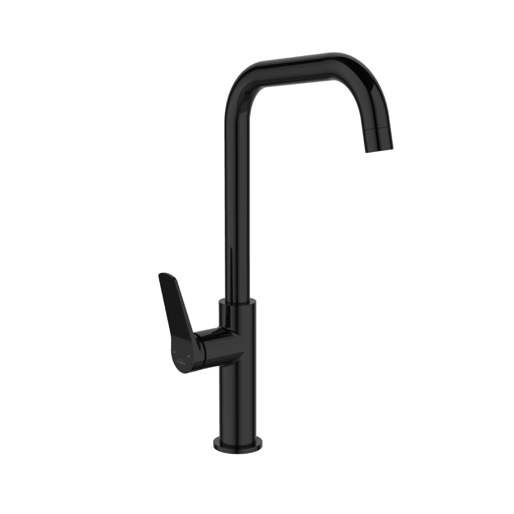 INVENA Dřezová baterie Alonia Trend, černý lesk BZ-70-004-V