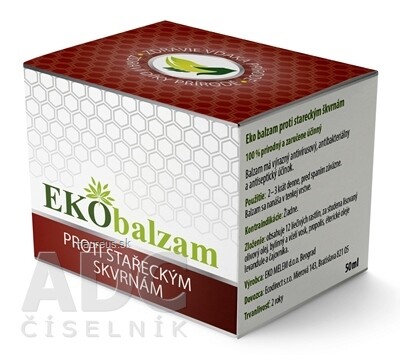 EKO MELEM d.o.o. EKObalzam PROTI stařeckých skvrn balzám 1x50 ml 50ml
