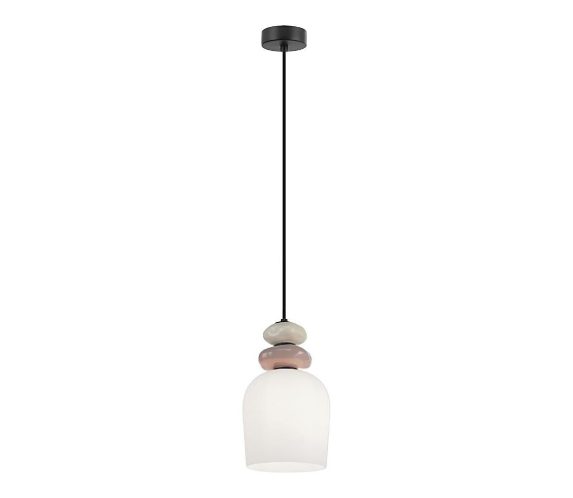 Viokef Lighting Lustr na lanku VALISIA 3xE27/40W/230V béžová/olivová 4346700