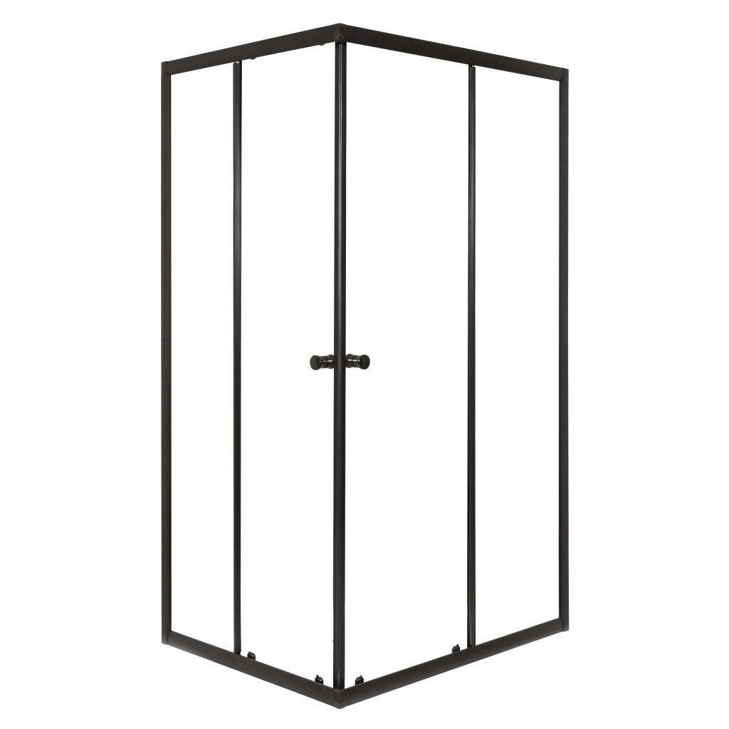 KERRA Sprchový kout Olga černá SQ 100x80(bez vaničky) 5907548125903