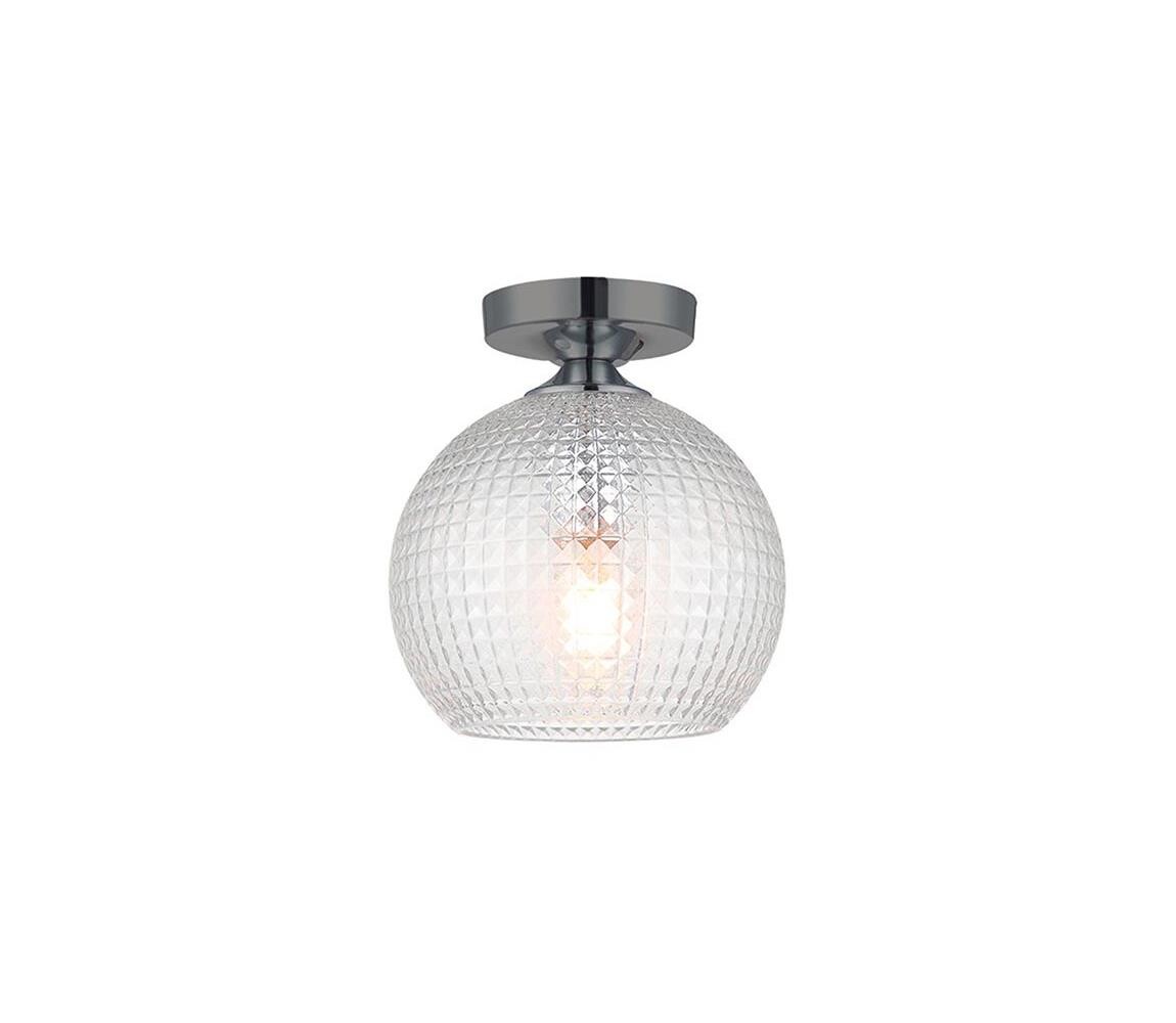 Viokef Lighting Přisazený lustr TALISA 1xE27/40W/230V černý chrom 4169900
