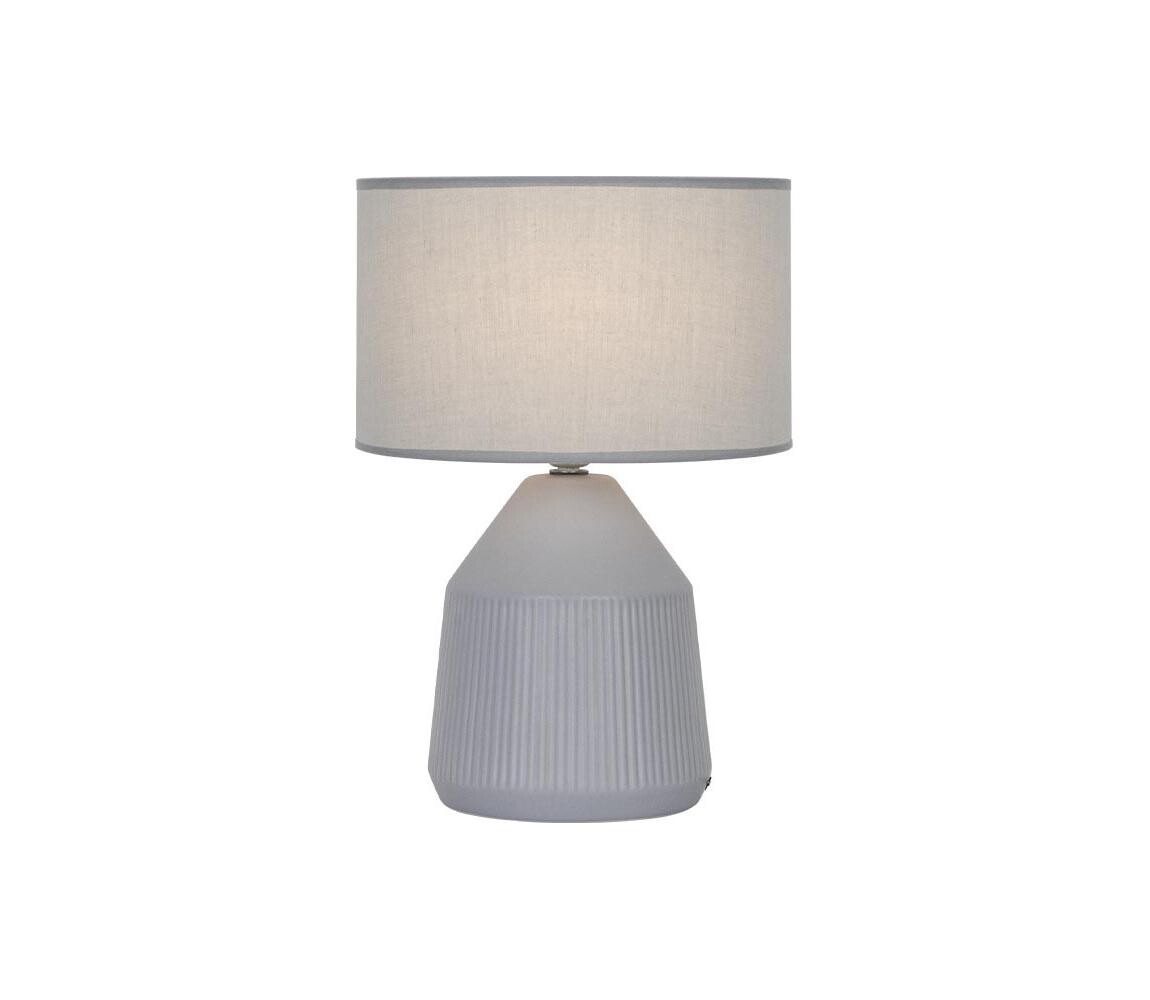 Viokef Lighting Stolní lampa DOLLY 1xE27/25W/230V šedá 4306900