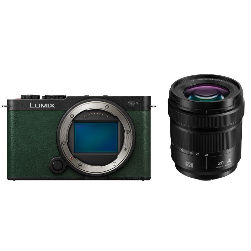PANASONIC Lumix DC-S9 + 20-60 mm olivově zelený