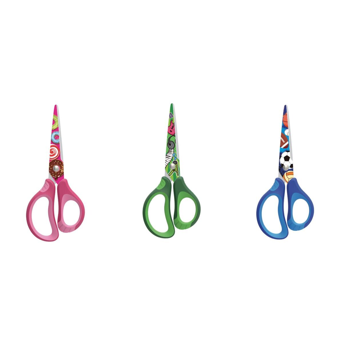 KEYROAD Školní nůžky Tattoo Soft, 15cm, více druhů