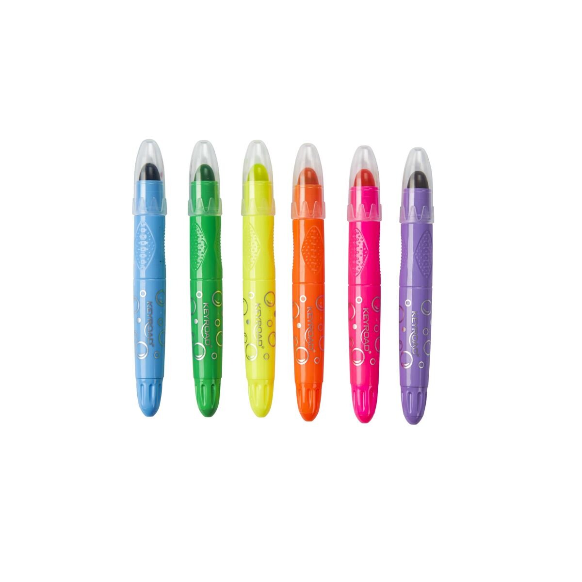 KEYROAD Gelové pastely Neon, sada 6ks