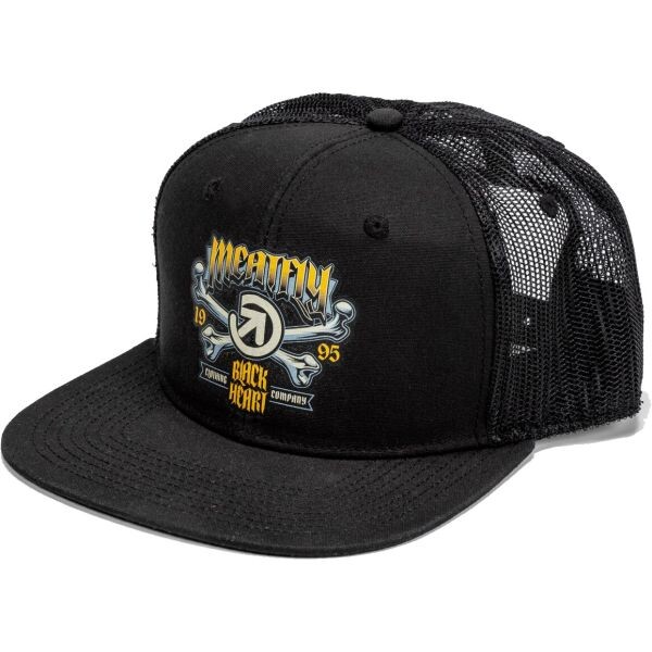 Kšiltovka Meatfly Crossbones Trucker - Černá - Univerzální