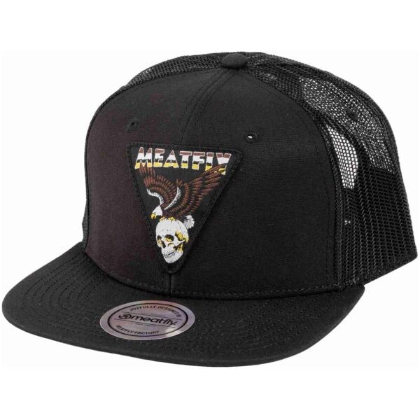 Kšiltovka Meatfly Thunderbolt Trucker - Černá - Univerzální