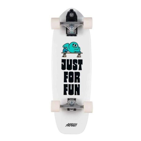 Surfskate Akaw Brick Wave For Fun - Bílá - 9.625