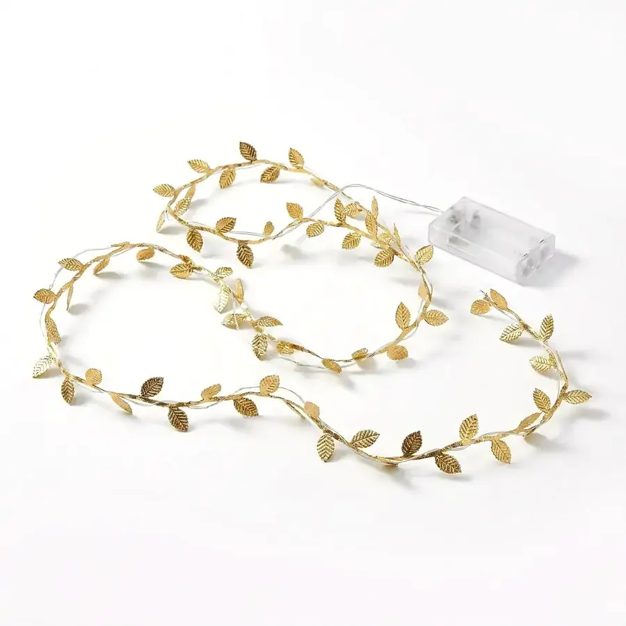 Toybit Světelný řetěz Gold leaves 200cm SDTB2584