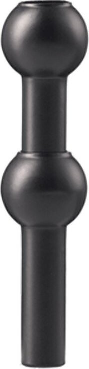 Matně černá kovová váza (výška 10 cm) Nagel – STOFF Nagel