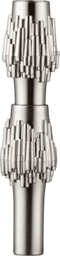 Kovová váza v matně stříbrné barvě (výška 10 cm) Quist – STOFF Nagel