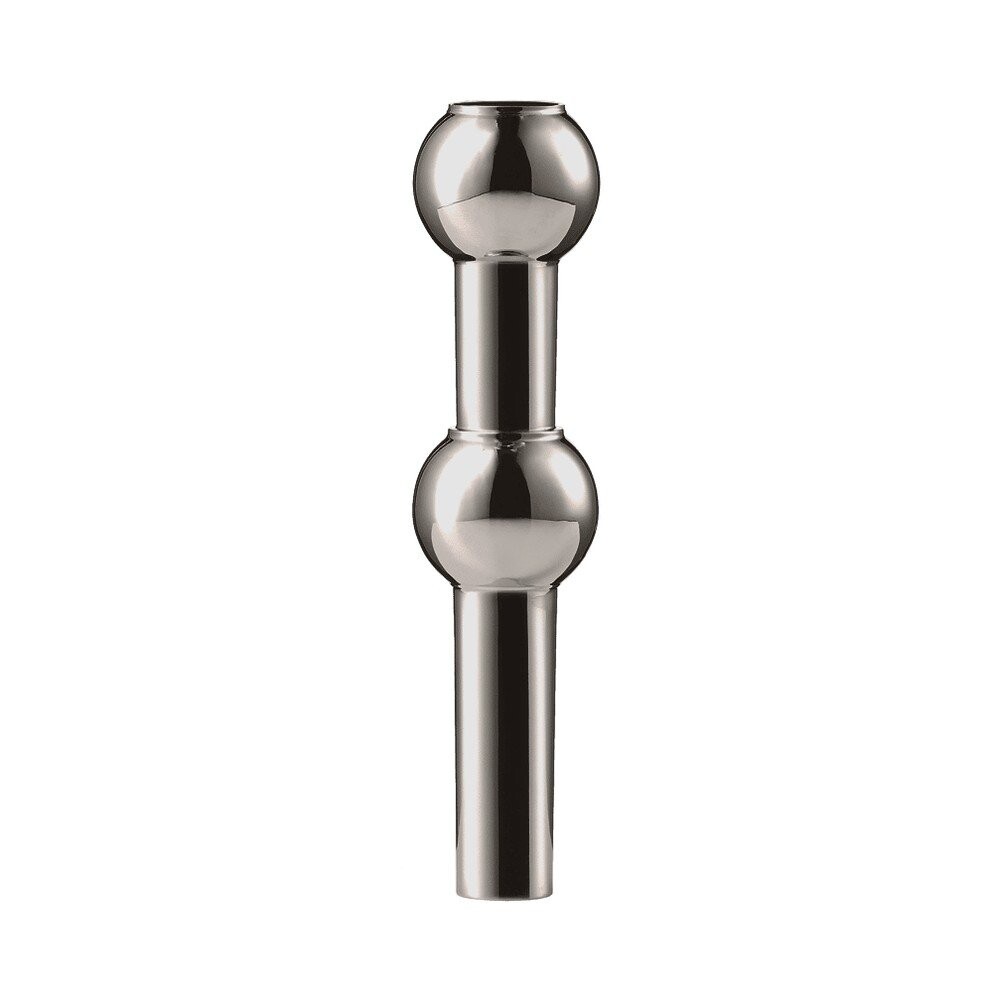 Leskle černá kovová váza (výška 10 cm) Nagel – STOFF Nagel