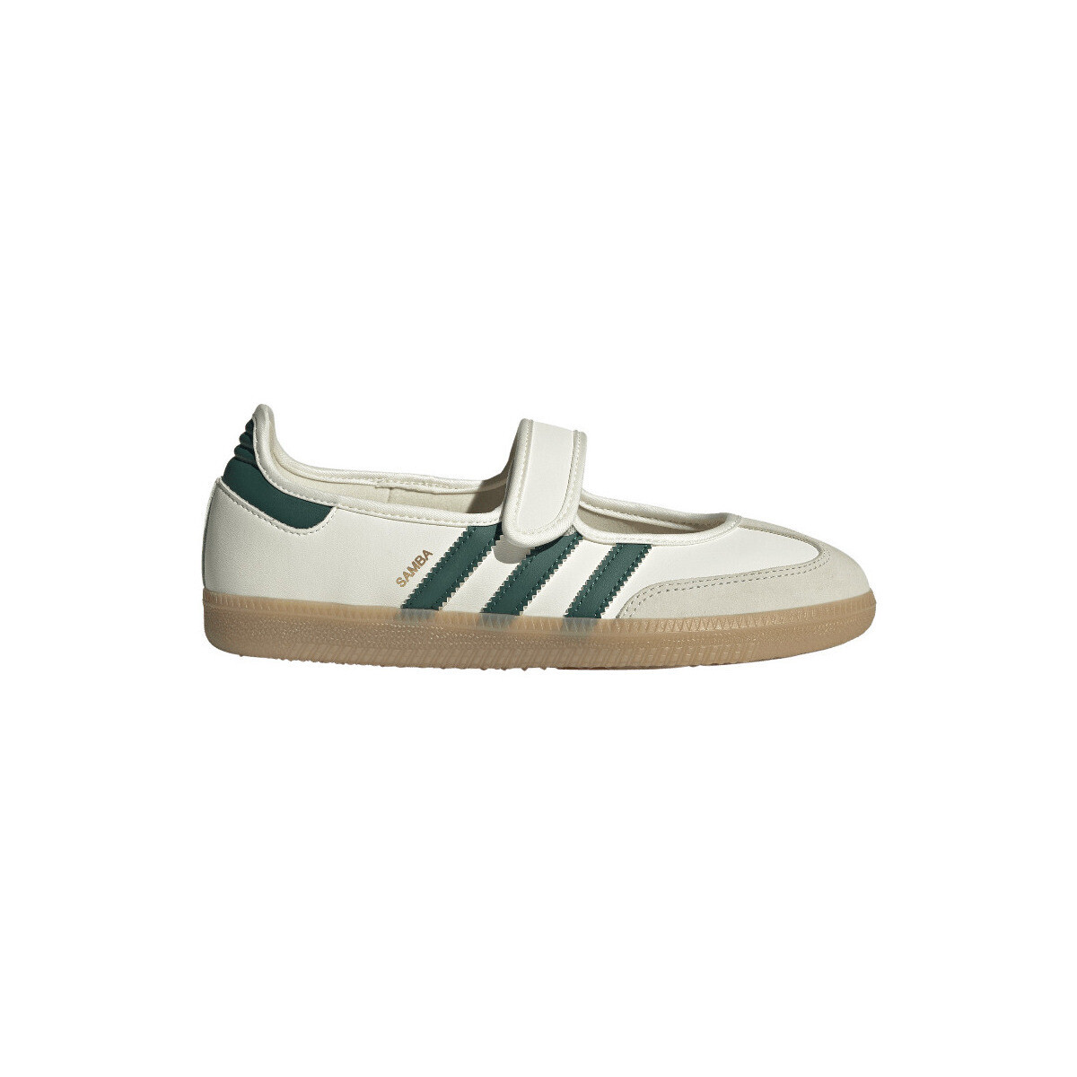 adidas  Samba Jane Off White Collegiate Green (Women's)  Bílá