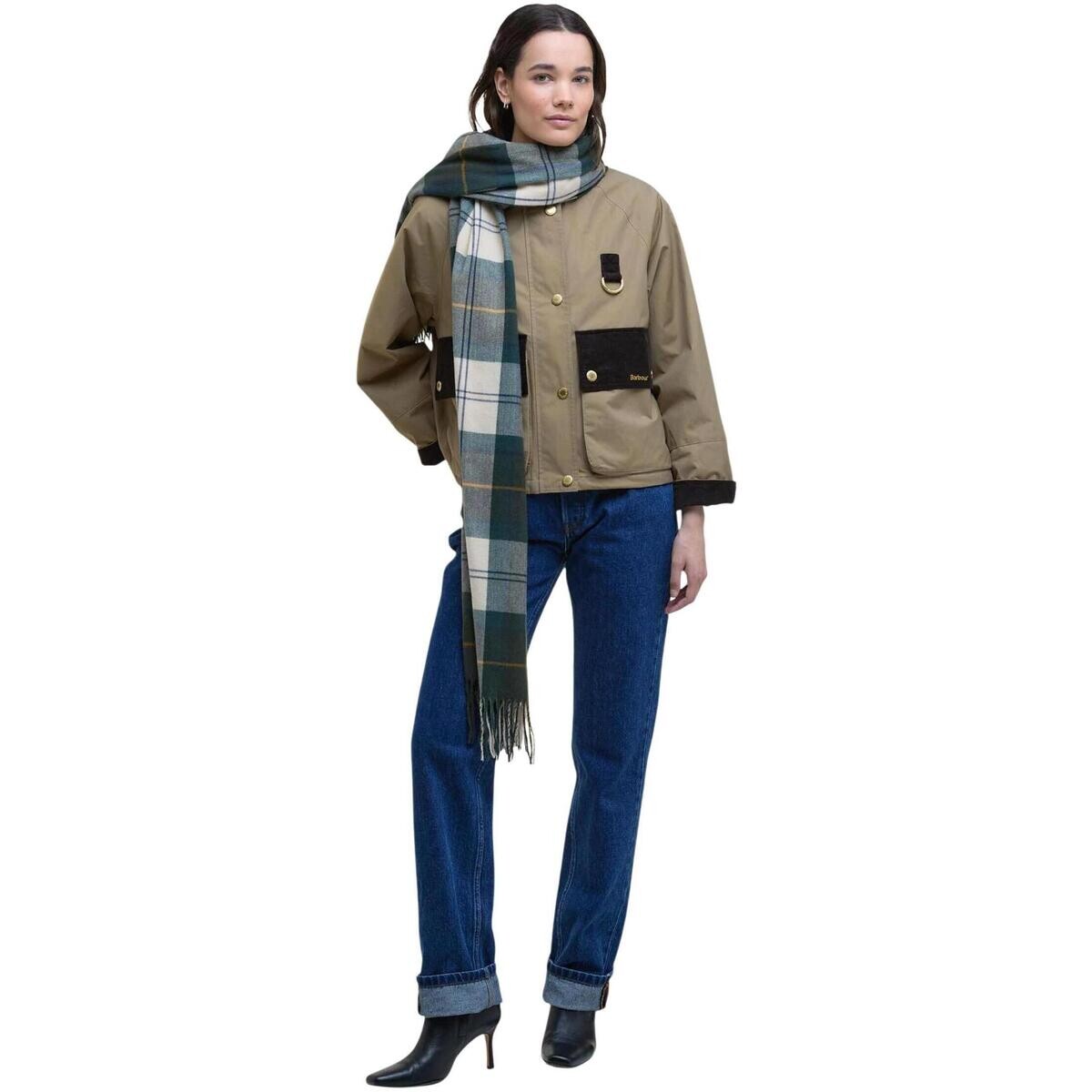 Barbour  STANWAY TARTAN WRAP LSC0426  Bílá