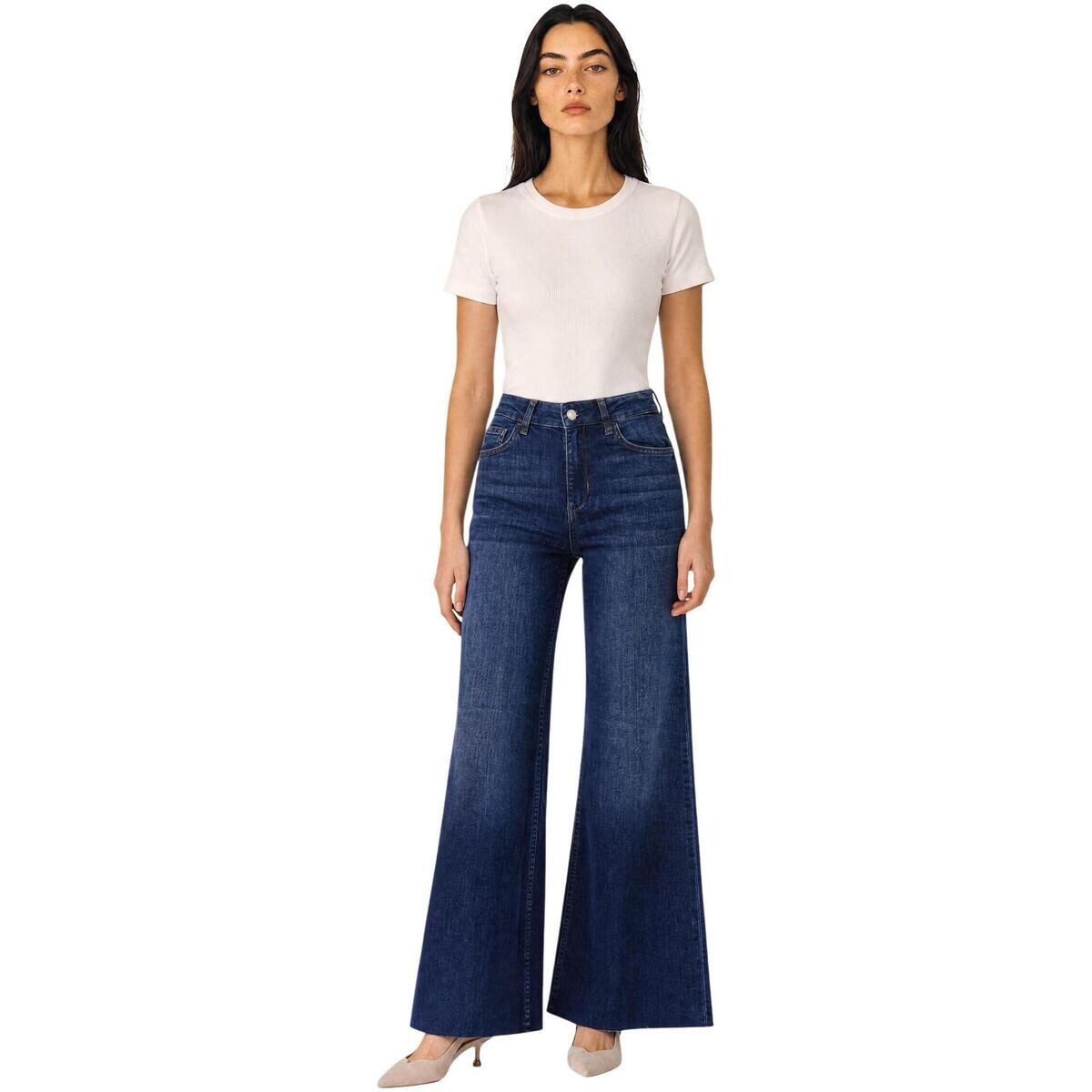 Liu Jo  PANTS UF6106 D0356  Modrá