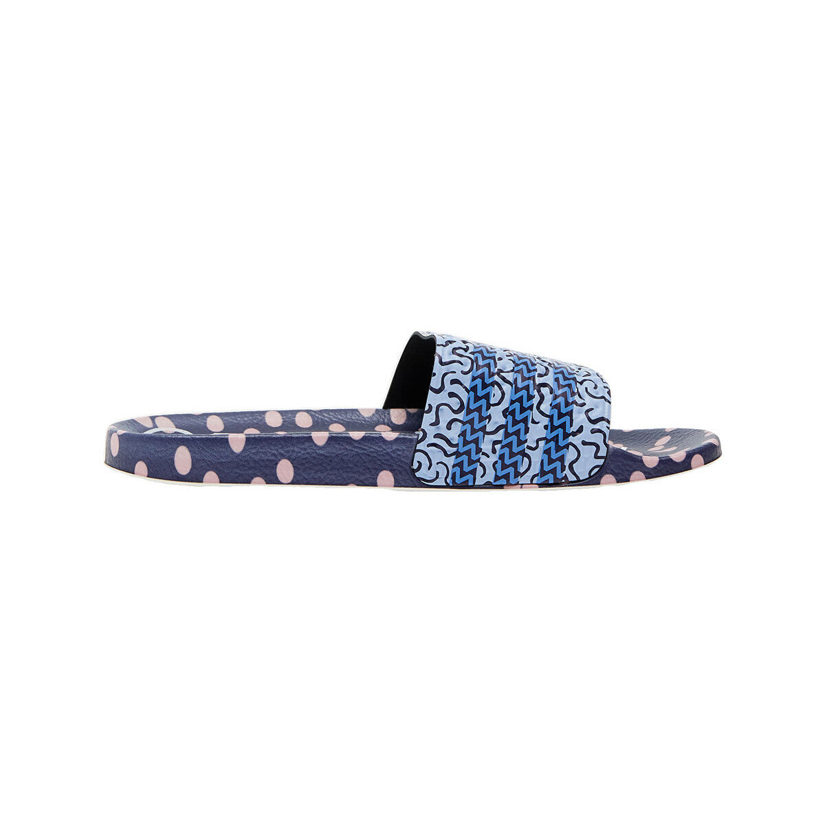 adidas  Sandales  adilette satin  Modrá