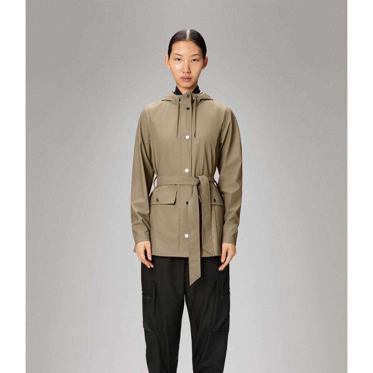 Rains  Curve Jacket Beige  ruznobarevne
