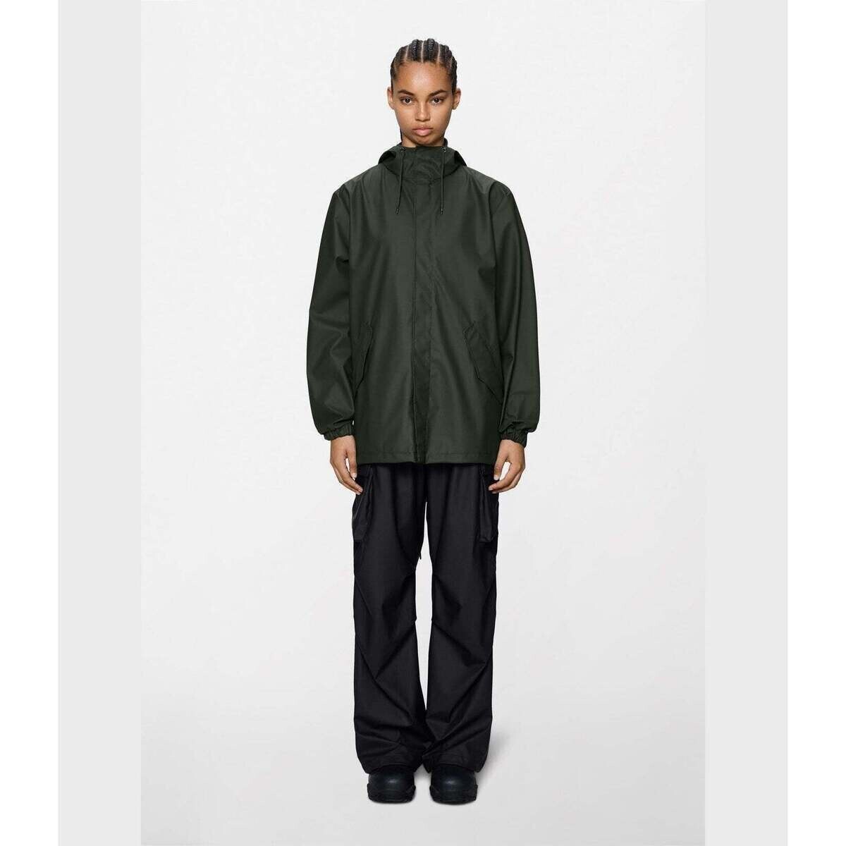 Rains  Fishtail Jacket W3 Green  ruznobarevne