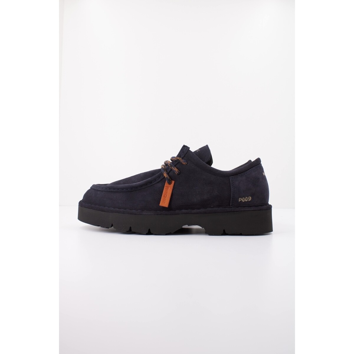 Panchic  P009m0140242 Dune Lace Up Shoe  Černá