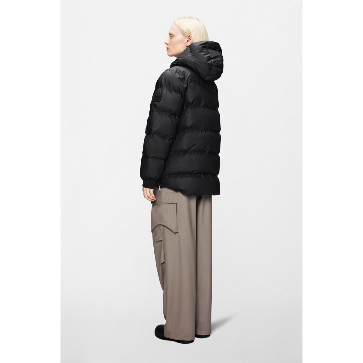 Rains  16980r Alta Line Puffer Jacket W3t3  Černá