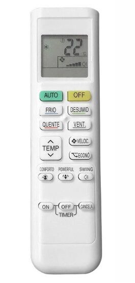 Eclipsera Náhradní dálkový ovladač Daikin FD-DK002 pro klimatizaci