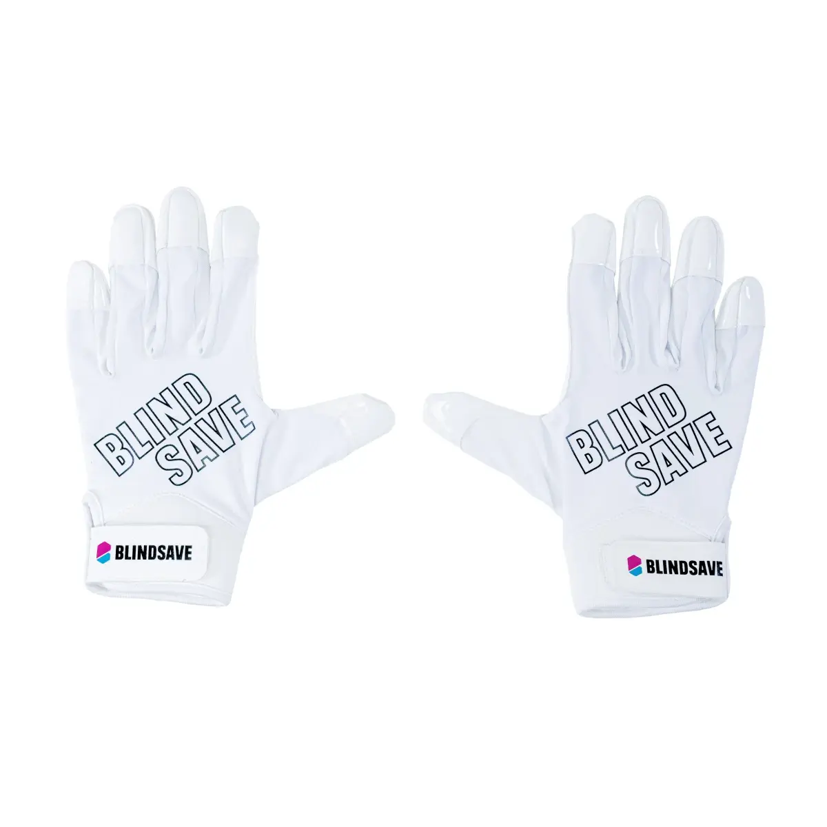 BLINDSAVE BADGrip GLOVES WHITE