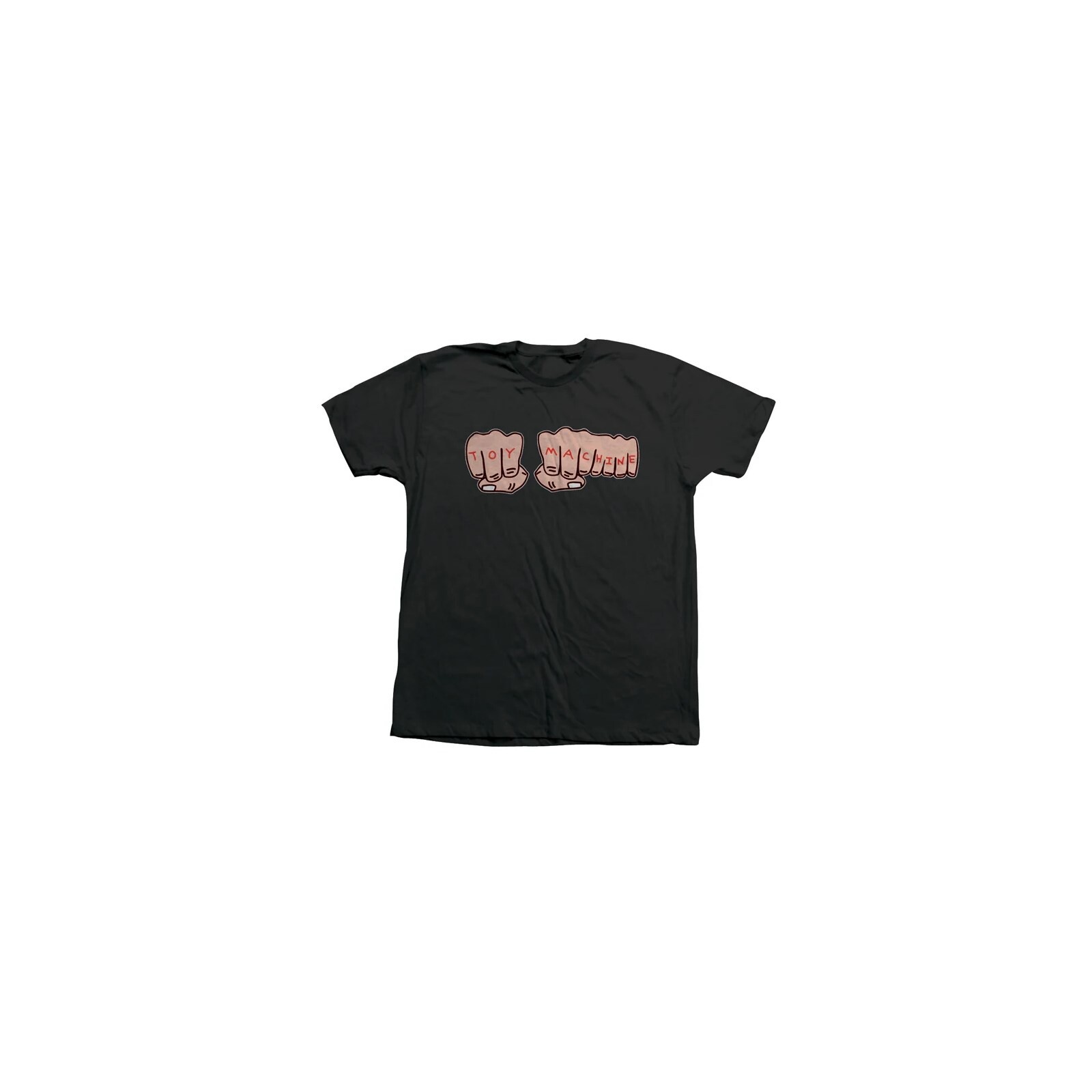 triko TOY MACHINE - Fists Black (BLACK) velikost: M
