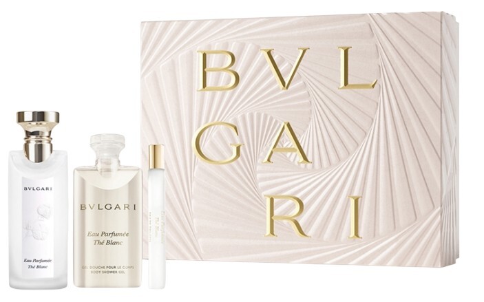 Bvlgari Eau Parfumée Thé Blanc - EDT 75 ml + sprchový gel 75 ml + EDT 10 ml