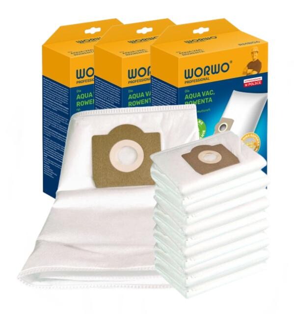 Sáčky WORWO RMB06 Professional pro Kärcher, Rowenta (77x46cm) textilní 9ks