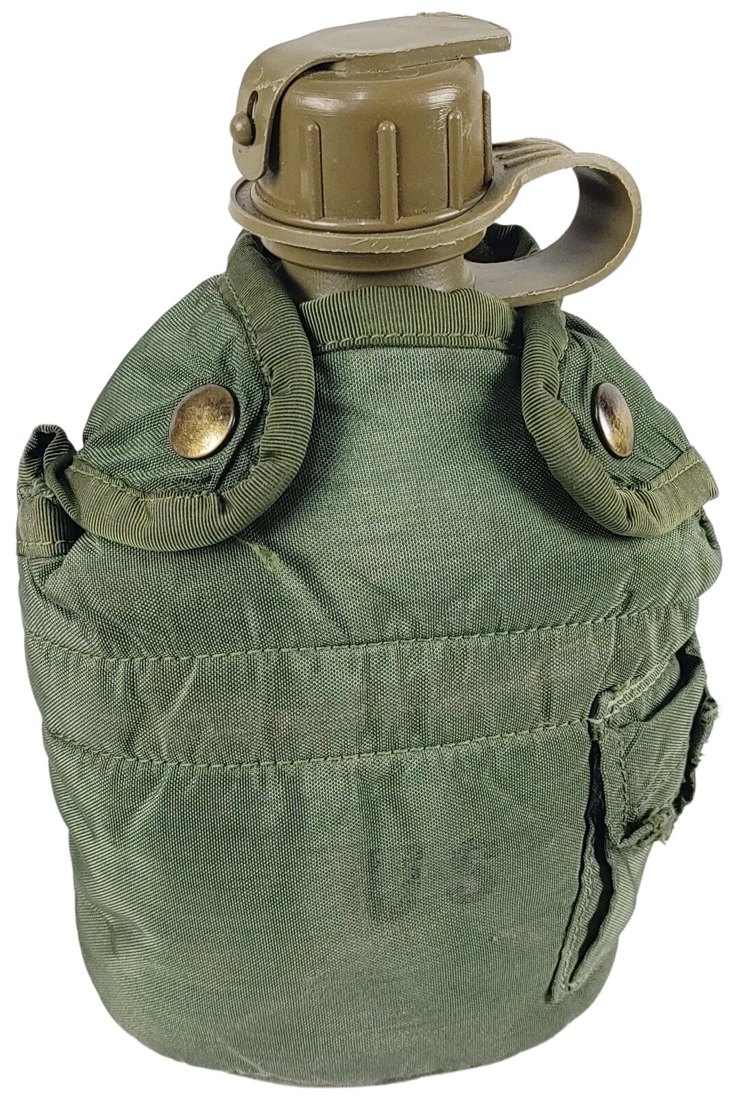 Polní láhev US 1QT s obalem ALICE Olive originál použitá Varianta: Zelený uzávěr s ventilem na masku