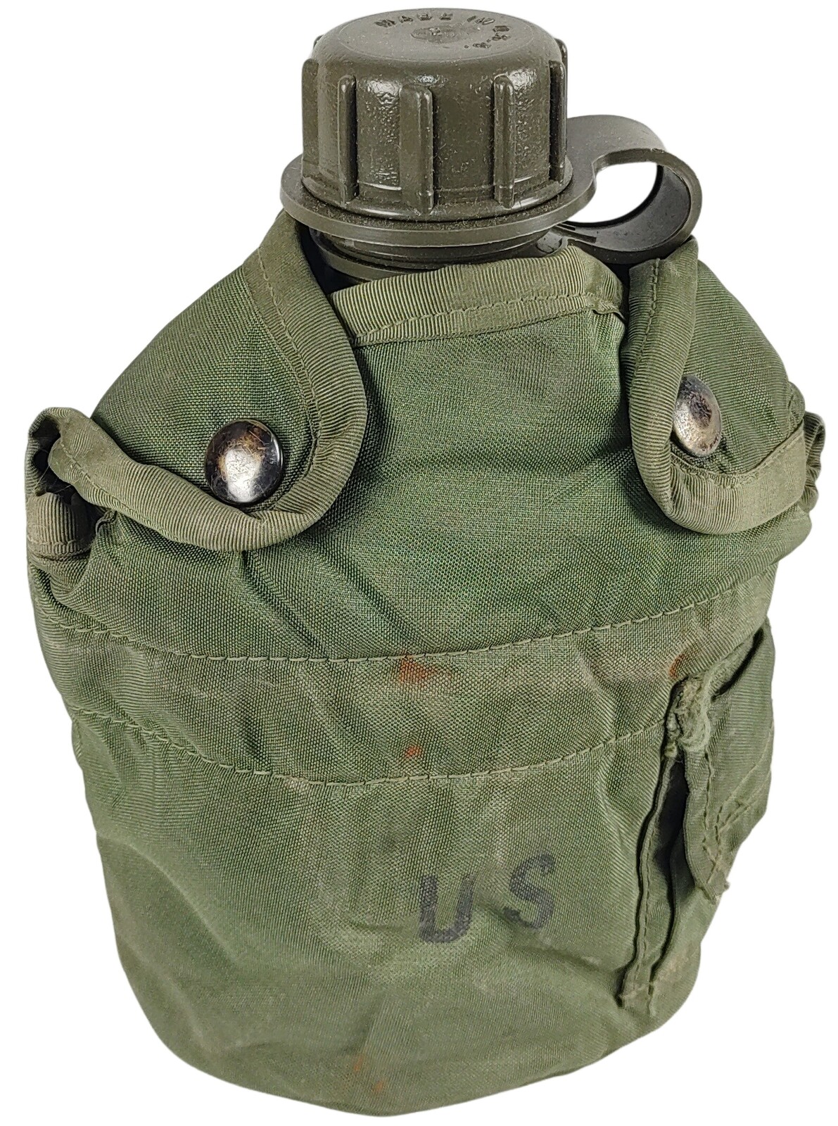 Polní láhev US 1QT s obalem ALICE Olive originál použitá Varianta: Zelený uzávěr bez ventilu