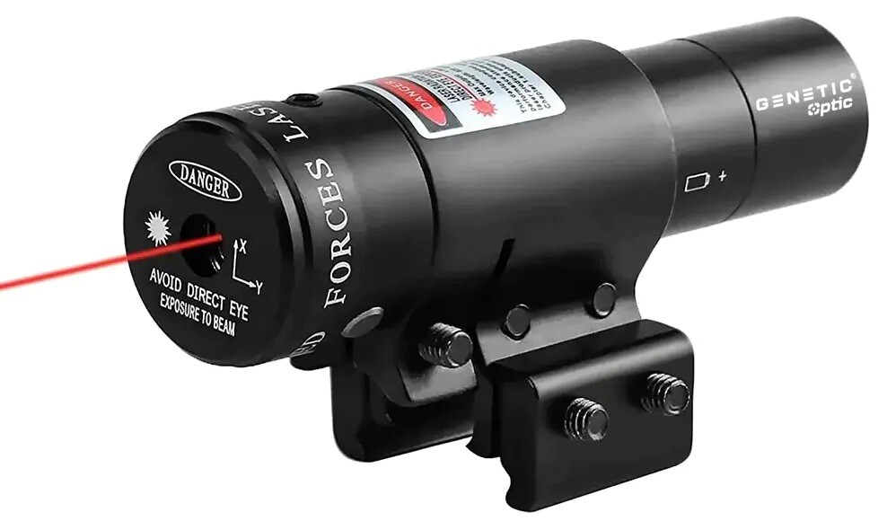 Laserový zaměřovač na lištu 11mm - 20mm